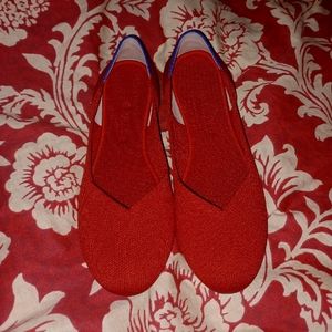 Like New Red Rothys Flats